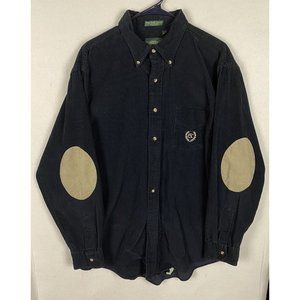Vintage Flying Scotsman Button Up Shirt Men's Large Single Needle Tailoring USA